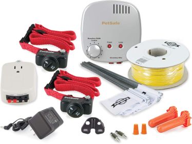 PetSafe Basic In-Ground Pet Fence â€“ Includes TWO Waterproof Collars